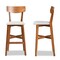 Baxton Studio Cameron Modern Grey Fabric and Walnut Brown Finished Wood 2-PC Bar Stool Set 176-11016-Zoro - alternate 2
